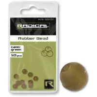 Radical Rubber Bead camo-green 10szt